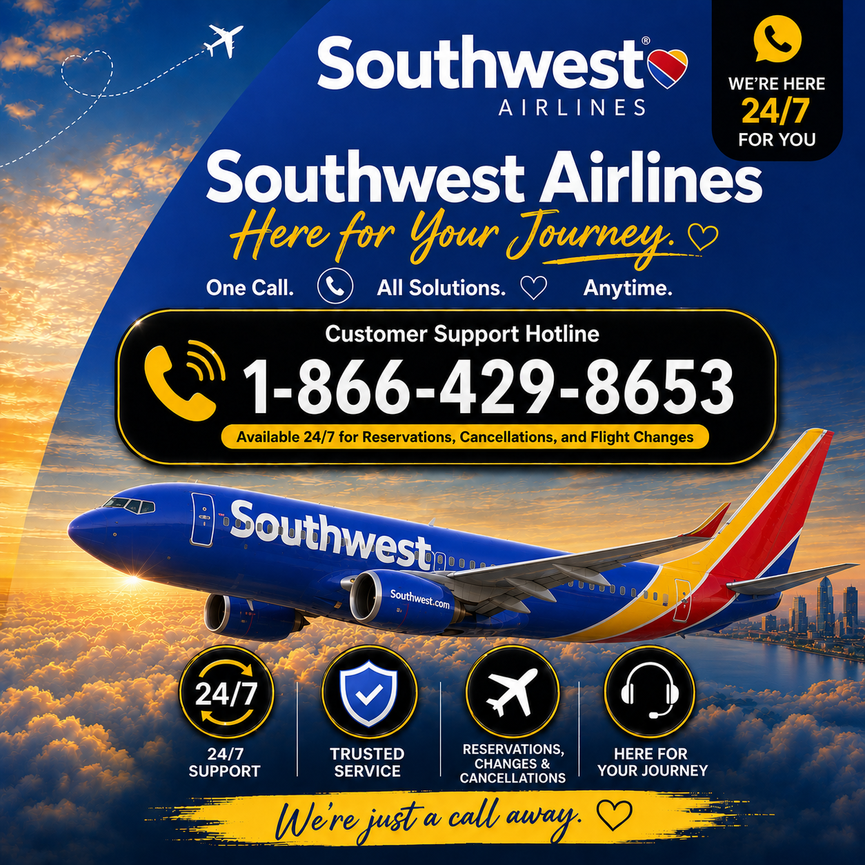 Southwest Airlines®】Customer Service [Complete Guide] to Live Chat, Email & Calls Support Step by Step Guide